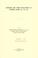 Cover of: Negroes and their treatment in Virginia from 1865 to 1867.