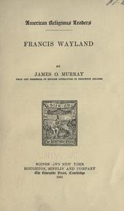 Cover of: Francis Wayland