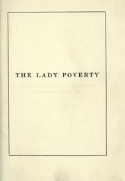 Cover of: The Lady Poverty: a XIII. century allegory