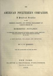 Cover of: The American poulterer's companion. by C. N. Bement