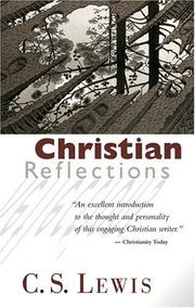 Cover of: Christian Reflections by C.S. Lewis