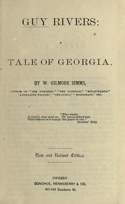 Cover of: Guy Rivers by William Gilmore Simms