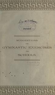 Cover of: Suggestions for gymnastic exercises for schools by Hellen Clark Swazey