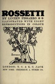 Rossetti by Lucien Pissarro