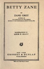 Cover of: Betty Zane by Zane Grey
