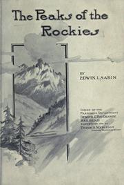 Cover of: The  peaks of the Rockies by Edwin L. Sabin