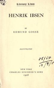 Cover of: Henrik Ibsen. by Edmund Gosse