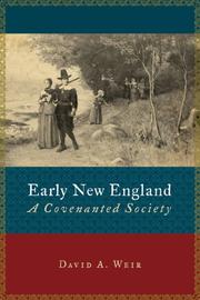 Cover of: Early New England: A Covenanted Society (Emory University Studies in Law and Religion)