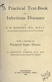 Cover of: A practical text-book on infectious diseases by Richard Walter Marsden