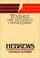 Cover of: The Letter to the Hebrews