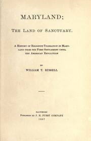 Maryland by Russell, William Thomas, Bp.