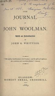 Cover of: Journal by John Woolman