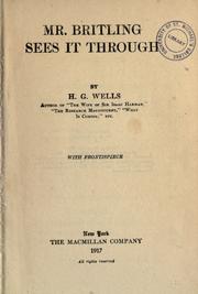 Cover of: Mr. Britling sees it through by H. G. Wells