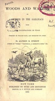 Cover of: Woods and waters, or, Summer in the Saranacs by Alfred Billings Street