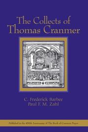 Cover of: The Collects of Thomas Cranmer
