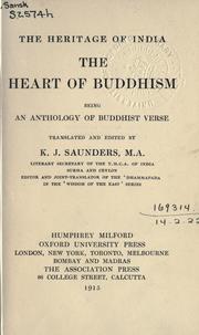 Cover of: The heart of Buddhism by Kenneth J. Saunders