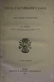 Cover of: Cecil Castlemaine's gage by Ouida, Ouida