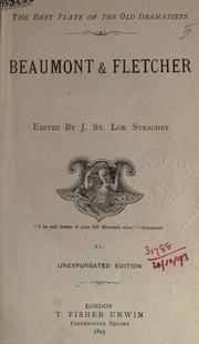 Cover of: Beaumont and Fletcher. by Francis Beaumont