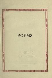 Cover of: A book of poems by Arthur Franklin Fuller, Arthur Franklin Fuller