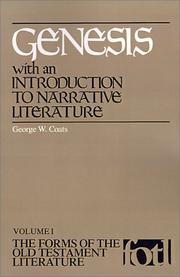 Cover of: Forms of Old Testament Literature: Genesis, with an Introduction to Narrative Literature (Forms of the Old Testament Literature)