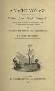 Letters from high latitudes by Frederick Hamilton-Temple-Blackwood, 1st Marquess of Dufferin and Ava