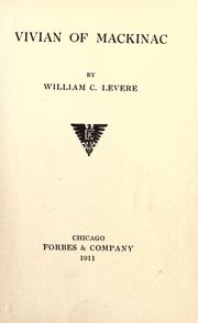 Cover of: Vivian of Mackinac by Levere, William C.