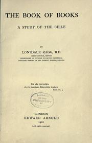 Cover of: The book of books: a study of the bible.