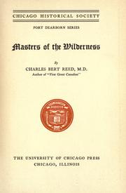 Cover of: Masters of the wilderness by Charles B. Reed