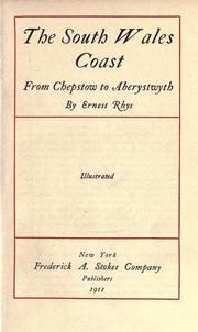 Cover of: The South Wales coast from Chepstow to Aberystwyth by Ernest Rhys