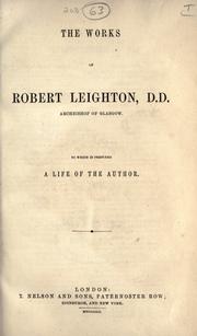 Works by Leighton, Robert