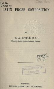 Latin prose composition