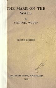 Cover of: The Mark on the Wall by Virginia Woolf