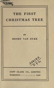 Cover of: The first Christmas tree.