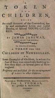 Cover of: A token for children by James Janeway