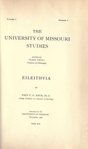 Cover of: Eileithyia.