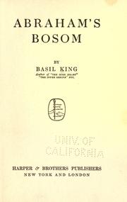 Cover of: Abraham's bosom by Basil King