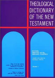 Cover of: Theological Dictionary of the New Testament (Volume X) by Gerhard Kittel, Gerhard Friedrich