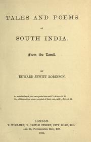 Cover of: Tales and poems of South India
