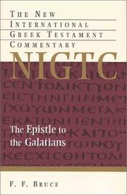 Cover of: Epistle to the Galatians | Bruce, F. F.
