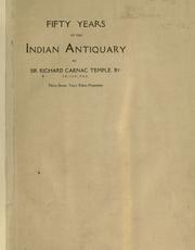 Cover of: Fifty years of "The Indian antiquary".