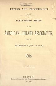 Cover of: Proceedings. by American Library Association