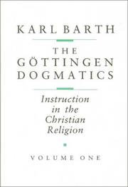 Cover of: The Göttingen dogmatics by Karl Barth epistle to the Roman’s