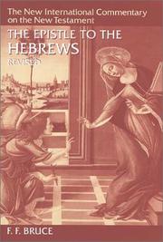 The Epistle to the Hebrews by Bruce, F. F.