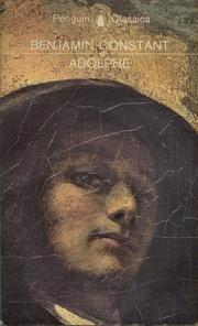 Cover of: Adolphe by Benjamin Constant