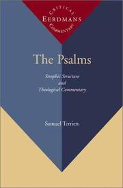 Cover of: The Psalms by Samuel Terrien, Samuel Terrien