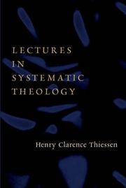 Cover of: Lectures in Systematic Theology