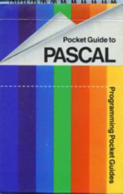 Cover of: Pocket Guide to Pascal (Pitman Programming Pocket Guides)