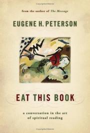 Eat this book by Eugene H. Peterson