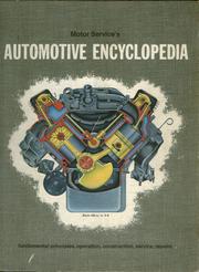 Motor service's automotive encyclopedia by William King Toboldt