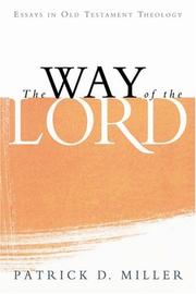 Cover of: The Way of the Lord by Patrick D. Miller